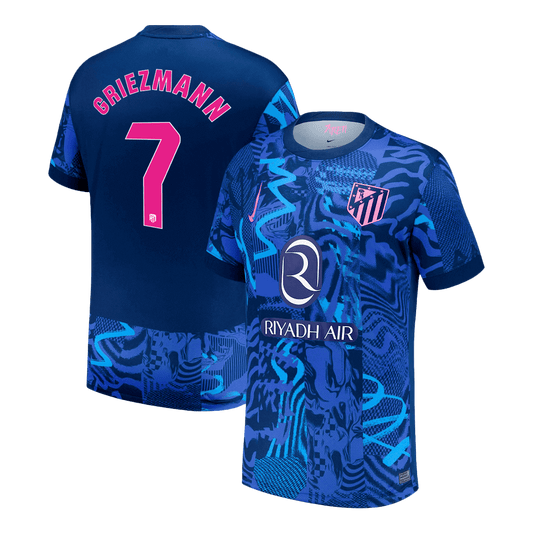 GRIEZMANN #7 Atletico Madrid Third Away  Soccer Jersey 2024/25 Top Soccer Jerseys Store