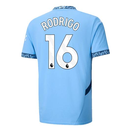 RODRIGO #16 Koszulka piłkarska domowa Manchester City 2024/25