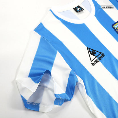 Argentina Home Retro Soccer Jersey 1986 Top Koszulki Pilka Sklep