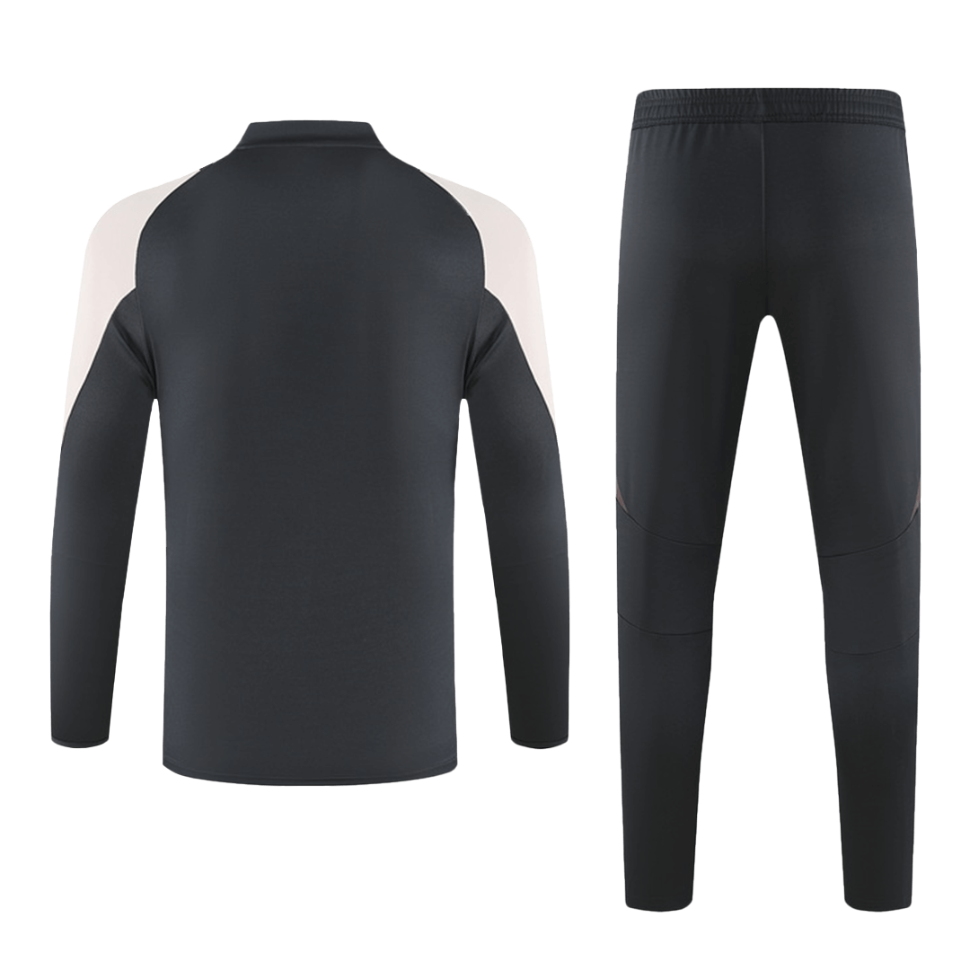 Kid's Real Madrid Zipper Sweatshirt Kit(Top+Pants) 2024/25 Go Soccer World Shop