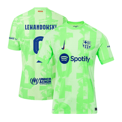 Player Version LEWANDOWSKI #9 Barcelona Third Away football Jersey 2024/25 - UCL Go football World Shop