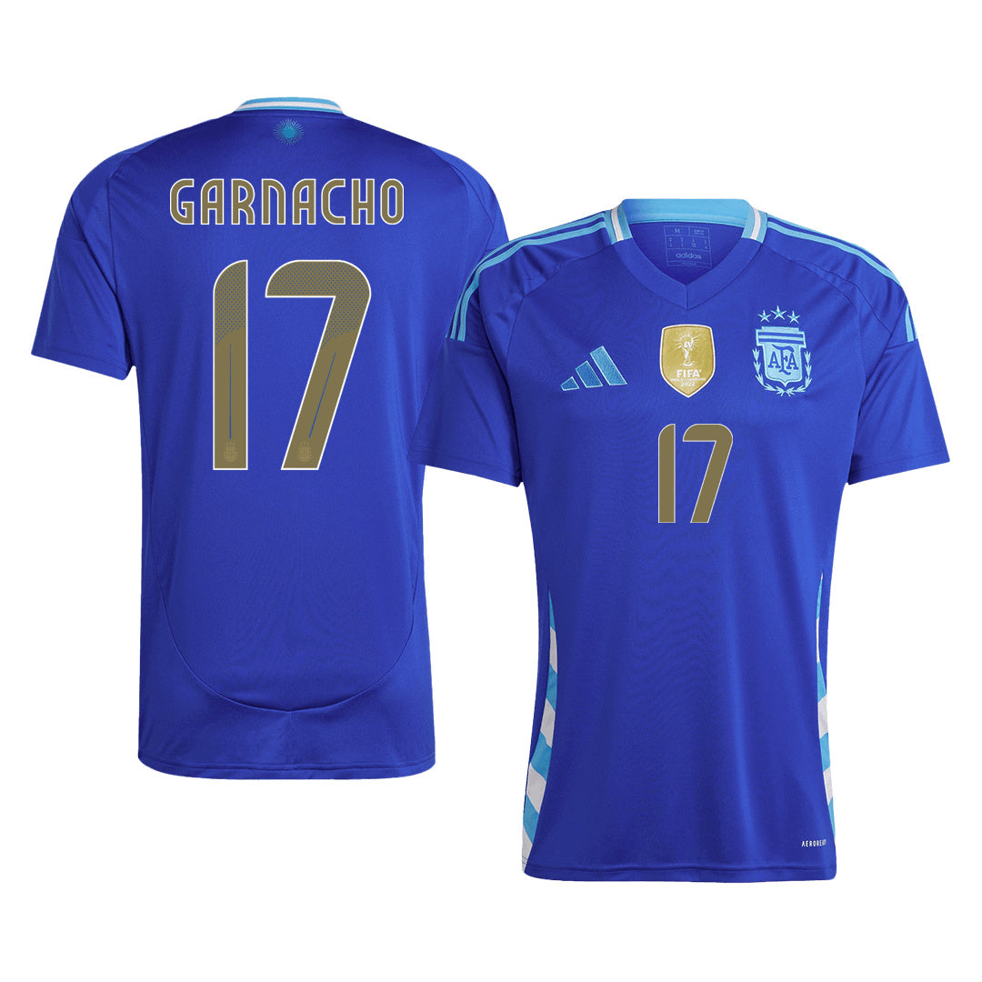 [Super Quality] Men's Argentina GARNACHO #17 Away Soccer Jersey 2024