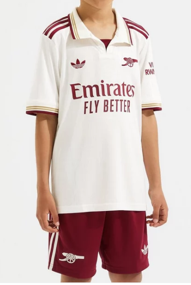 Kid's Arsenal Third Away Soccer Jersey Kit(Jersey+Shorts) 2025/26 Top Koszulki Pilka Sklep