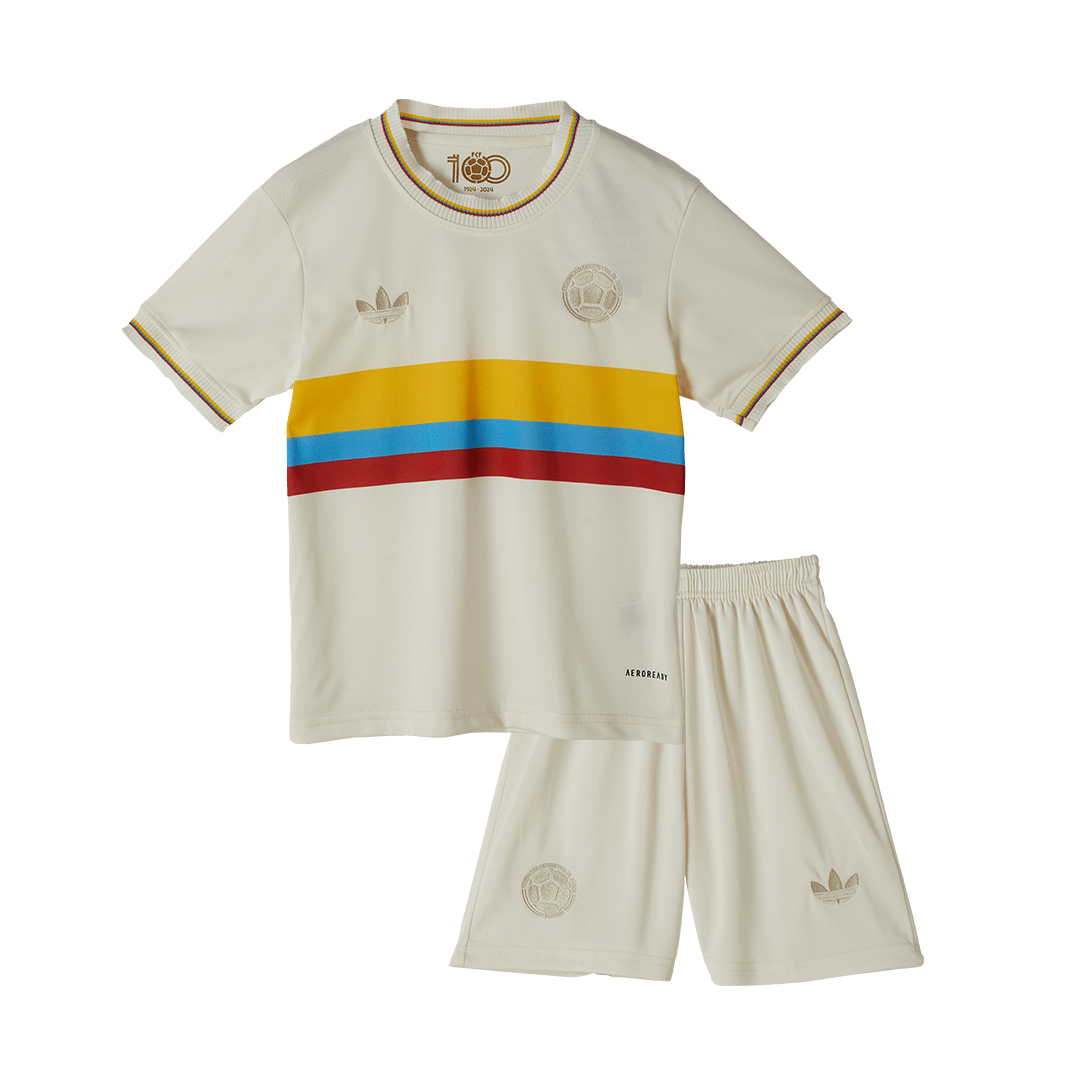 Kid's Colombia 100th Anniversary Jersey Kit(Jersey+Shorts) 2024