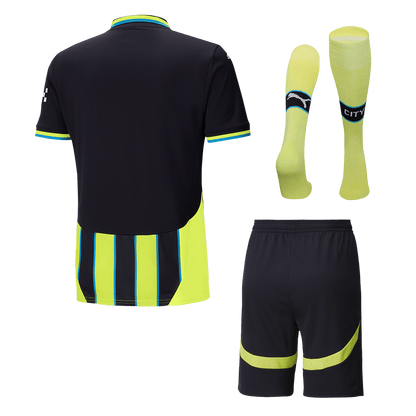 Manchester City Auswärtstrikot (Trikot + Shorts + Socken) 2024/25