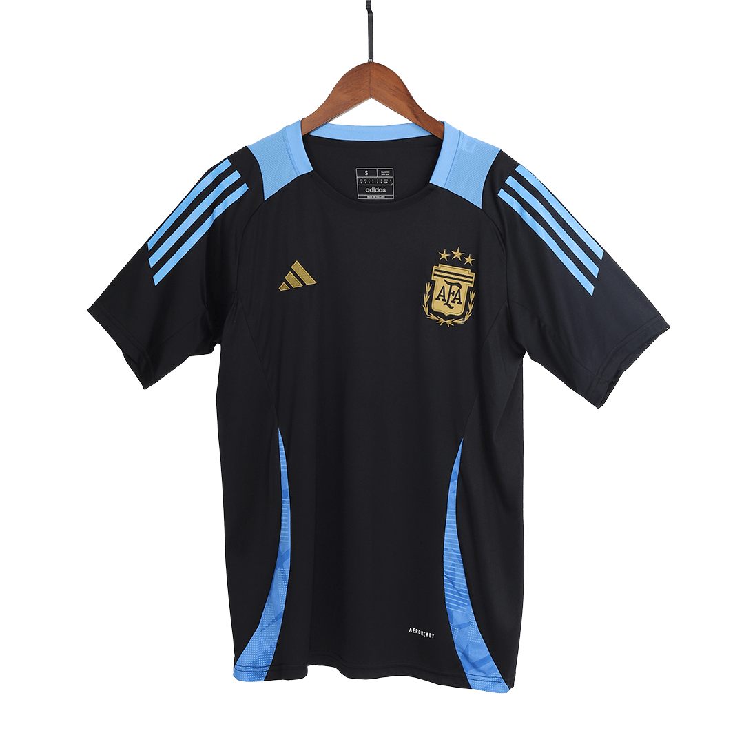 Men's Argentina Pre-Match Training Soccer Jersey Copa América 2024 Top Koszulki Pilka Sklep