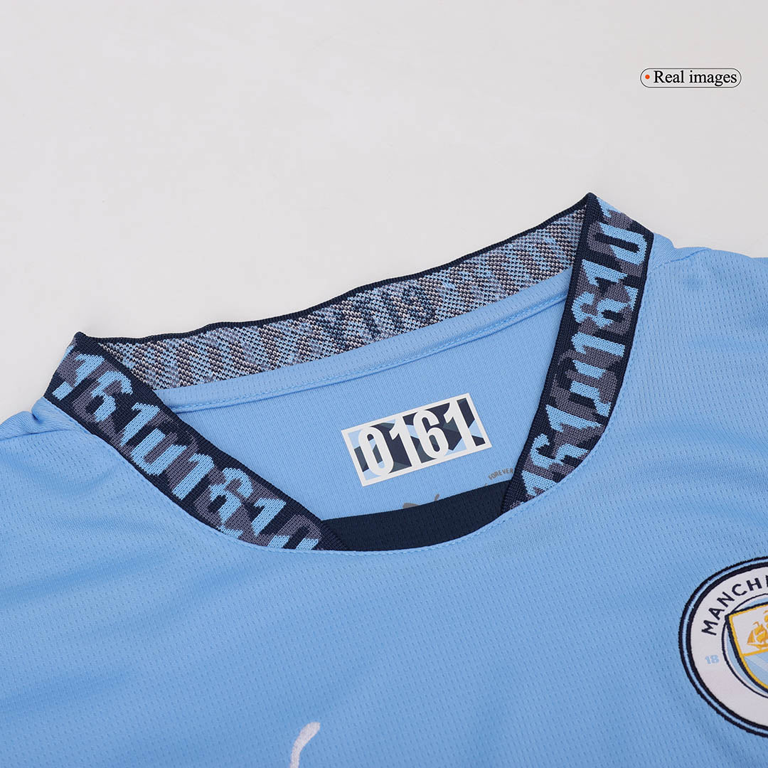 Hochwertiges Manchester City Home 2024/25 Fußballtrikot für Damen