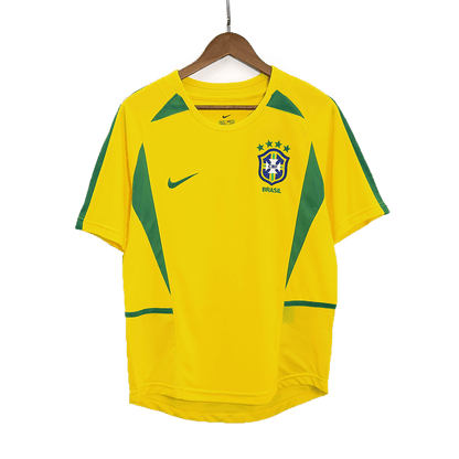 Brazil Home Retro Soccer Jersey 2002/03