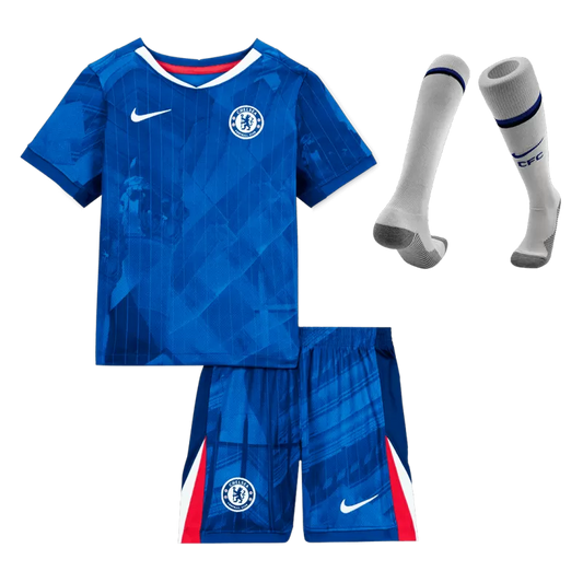 Kid's Chelsea Dri-Fit Adv Home Full Kit (Shirt+Short+Socks) 2025/26 Top Koszulki Pilka Sklep