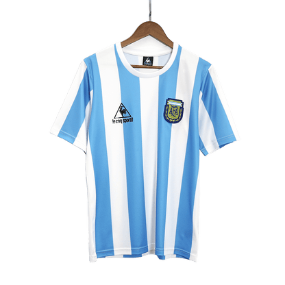 Argentina Home Retro Soccer Jersey 1986 Top Koszulki Pilka Sklep