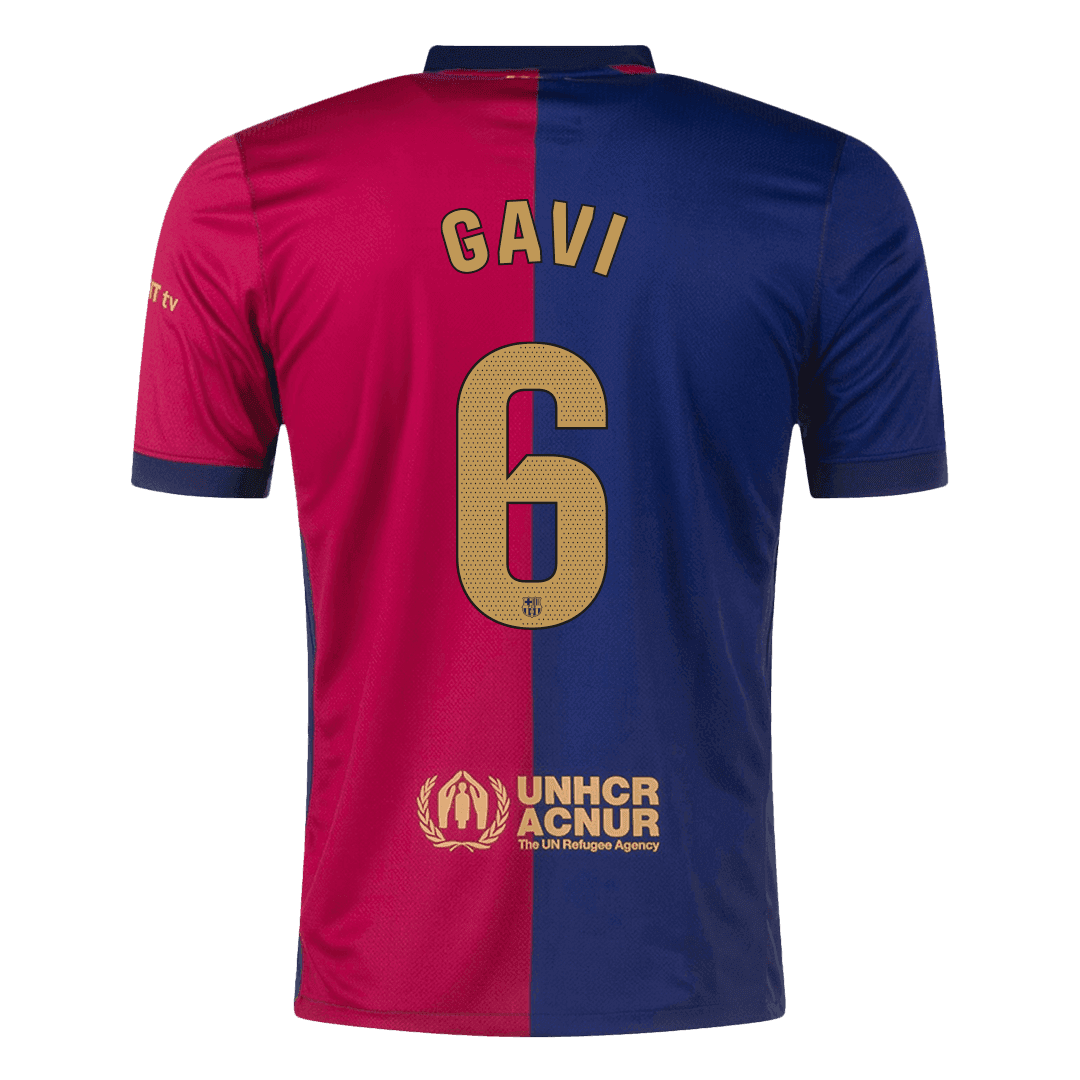 Barcelona 2024/25 Home Shirt GAVI #6