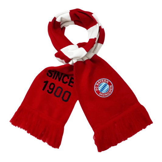 Bayern Munich Football Scarf Red and White