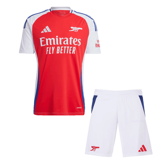 Hochwertiges Arsenal-Heimfußballset (Trikot + Shorts) für Herren 2024/25