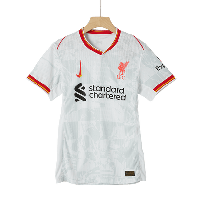 Hochwertiges Liverpool Third Away-Spielerversion 2024/25 Fußballtrikot für Herren