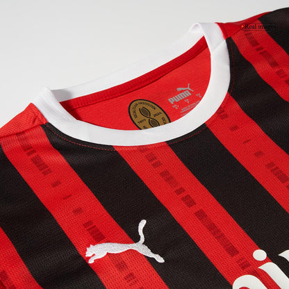 Męska koszulka piłkarska AC Milan Home z długim rękawem 2024/25