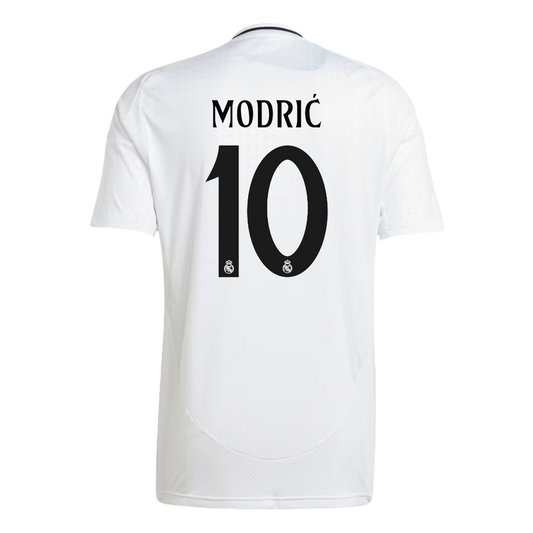 MODRIC #10 Real Madrid 2024/25 Home Football Shirt