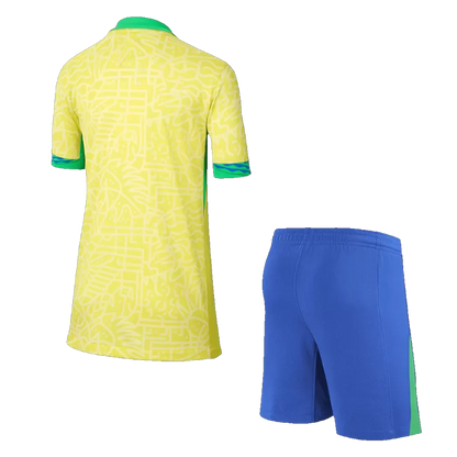 Brazil Kid‘s Home Soccer Jerseys (Jersey+Short) Kit 2024 Top Koszulki Pilka Sklep
