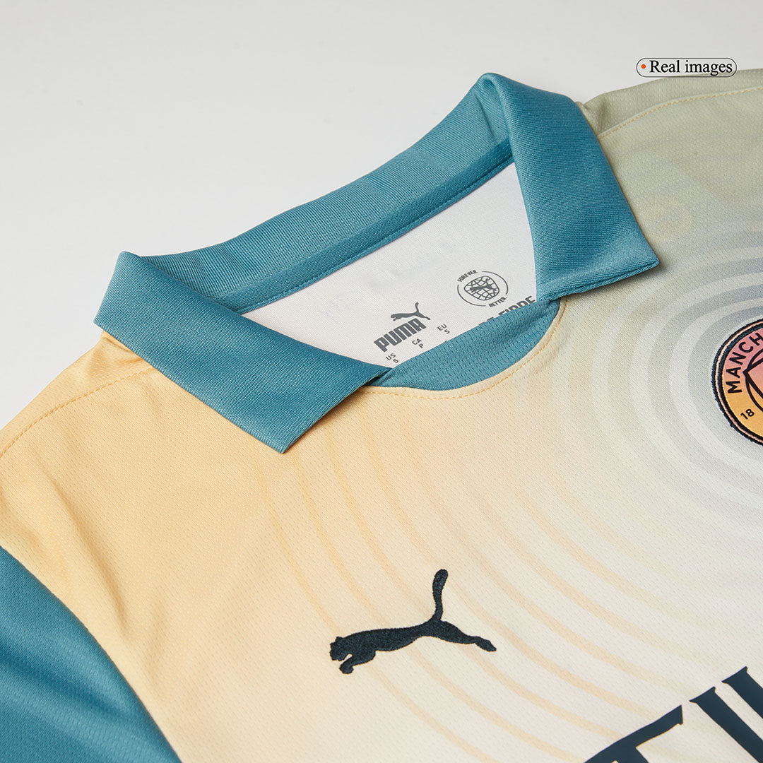 Hochwertiges Manchester City Viertes Auswärts-Fußballtrikot 2024/25 für Herren - Definitely City