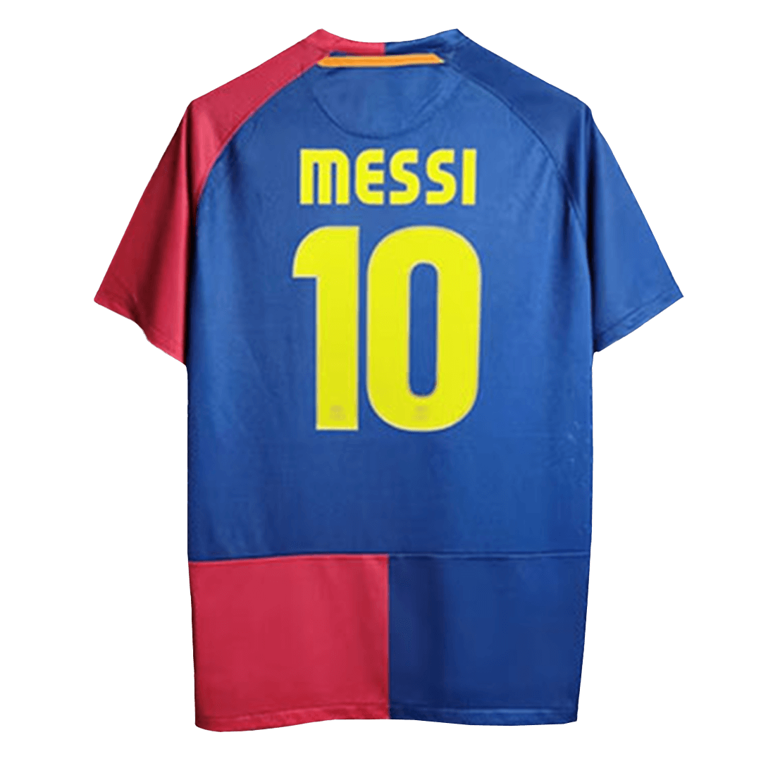 MESSI #10 Barcelona Home 08/09 – UCL Retro-Fußballtrikot für Herren