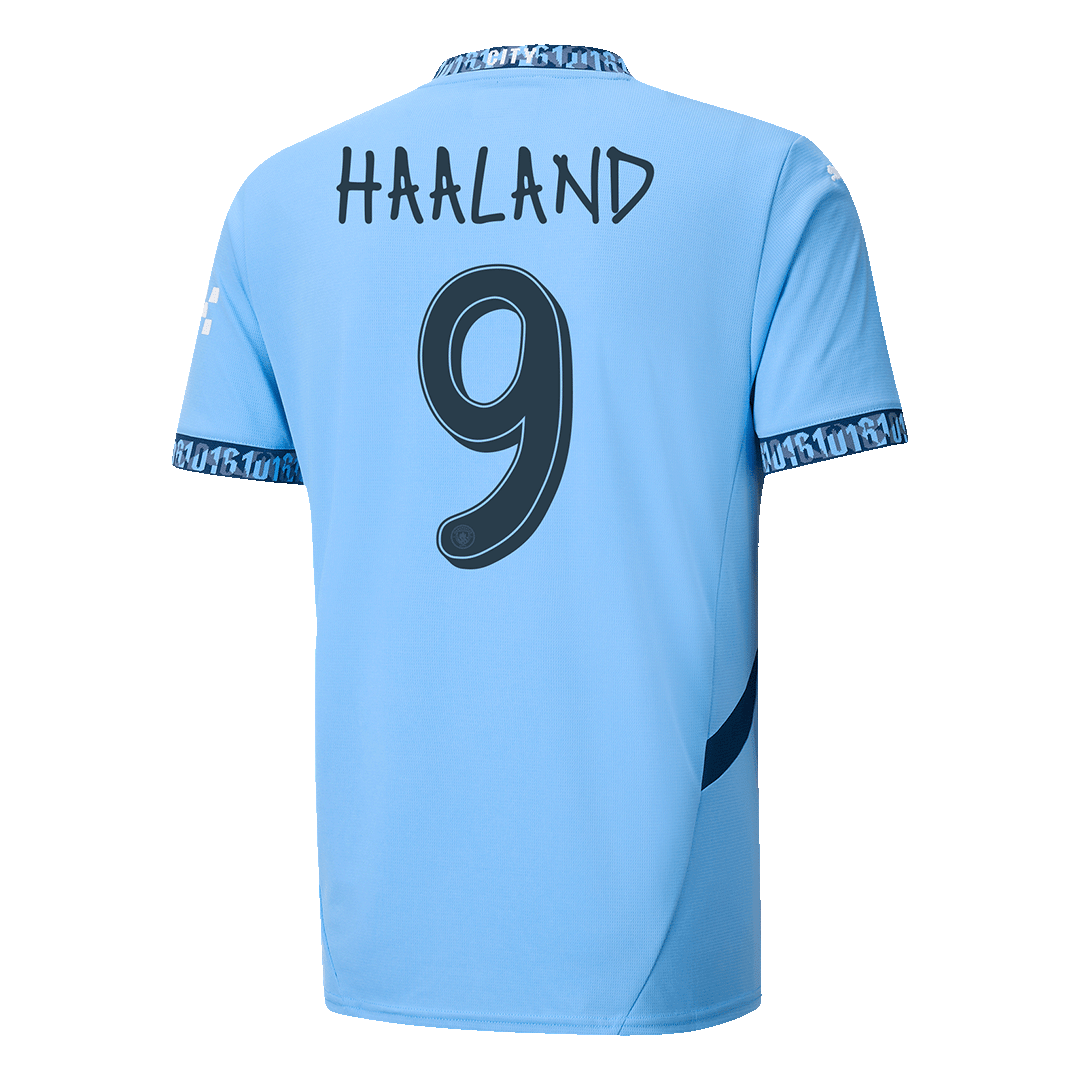 HAALAND #9 Manchester City Home Football Shirt 2024/25 - UCL