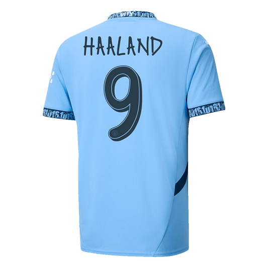 HAALAND #9 Manchester City Home Football Shirt 2024/25 - UCL