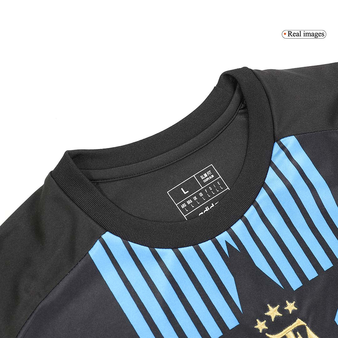 Men's Argentina Pre-Match Soccer Jersey Copa América 2024 Top Koszulki Pilka Sklep