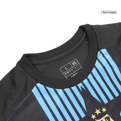 Men's Argentina Pre-Match Soccer Jersey Copa América 2024 Top Koszulki Pilka Sklep