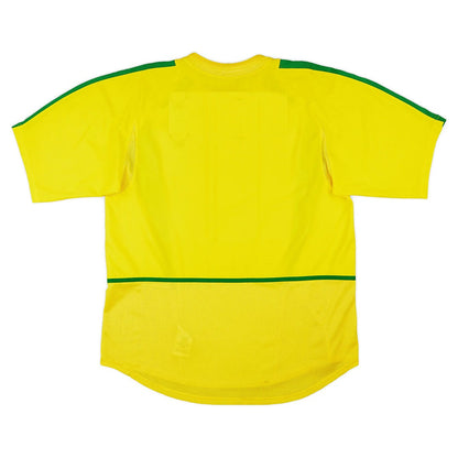 Brazil Home Retro Soccer Jersey 2002/03
