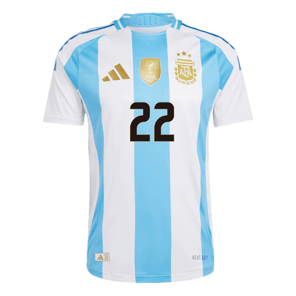 Argentina L.Martínez #22 Home Match Jersey 2024 Top Koszulki Pilka Sklep