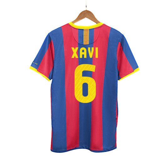 Retro XAVI #6 2010/11 Barcelona Home  Soccer Jersey Top Soccer Jerseys Store