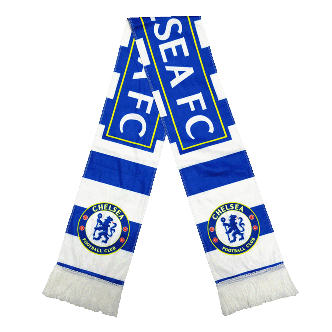 Chelsea Scarf Blue and White