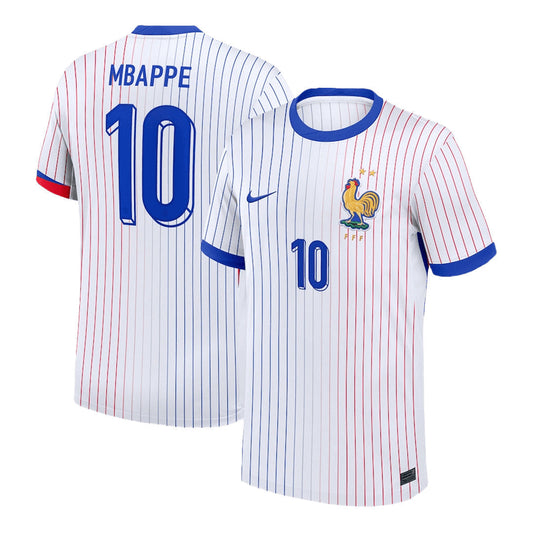 [Super Jakość] Męska France MBAPPE #10 Wyjazdowa Koszulka Piłkarska Euro 2024 Top Koszulki Pilka Sklep