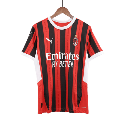 Men's MORATA #7 AC Milan Home Football Shirt 2024/25-UCL - Slim Fit