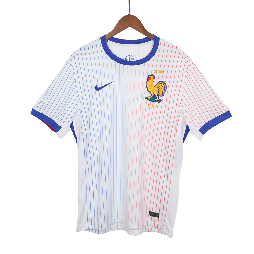 Hochwertiges Frankreich EM 2024 Auswärts-Fußballtrikot für Herren