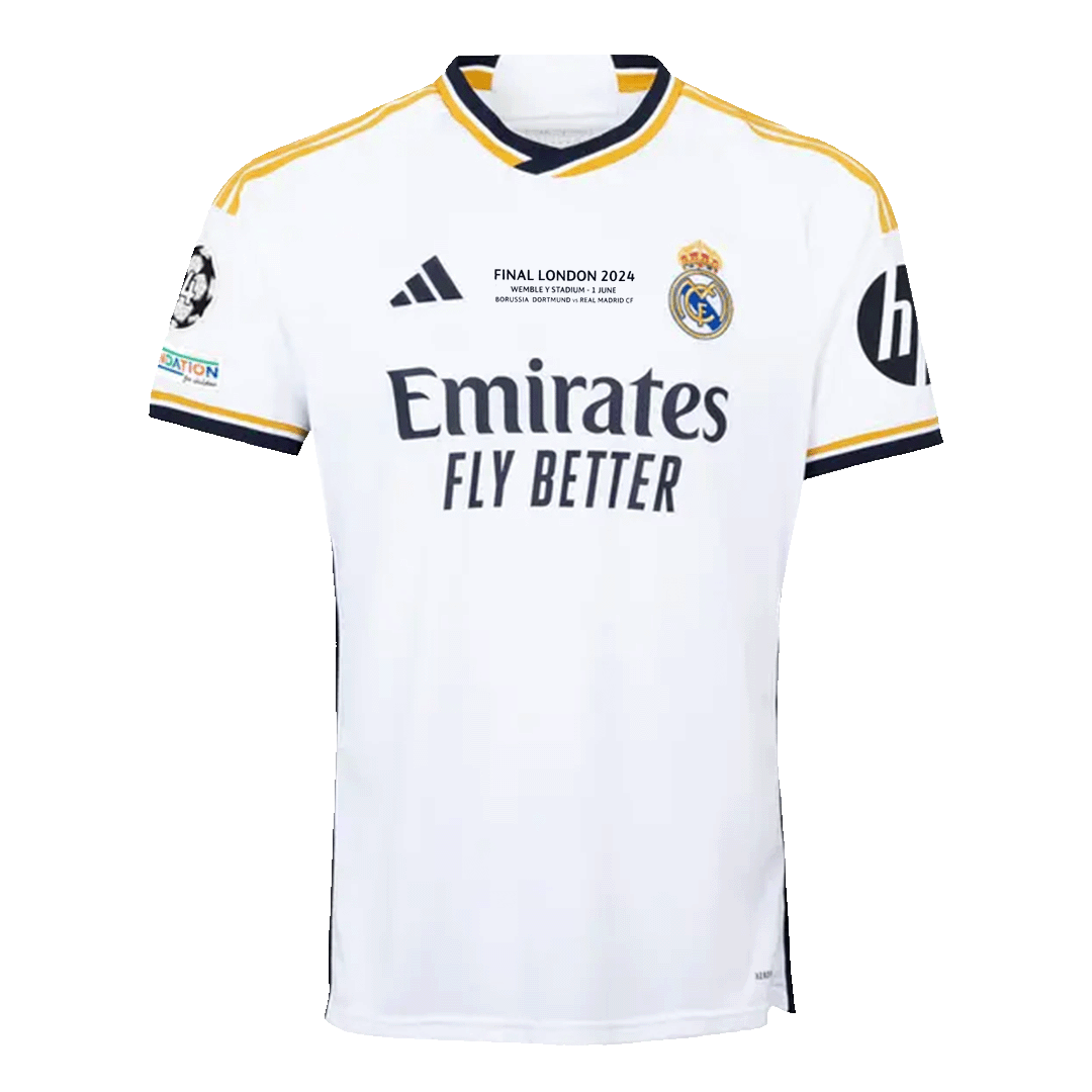 Real Madrid 2023/24 Football Shirt White - UCL FINAL