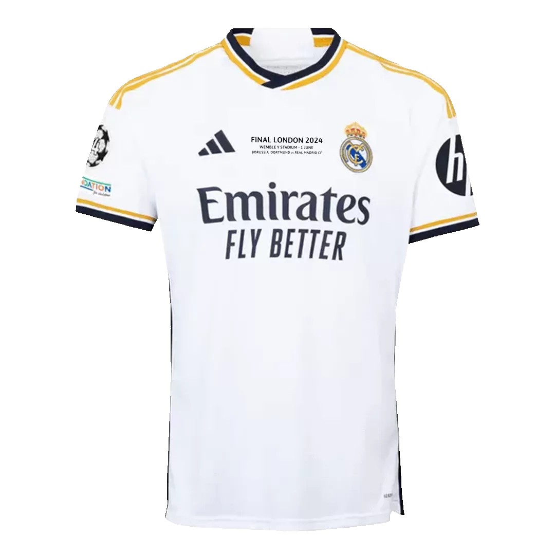 KROOS #8 Real Madrid 2023/24 Fußballtrikot Weiß - UCL FINALE