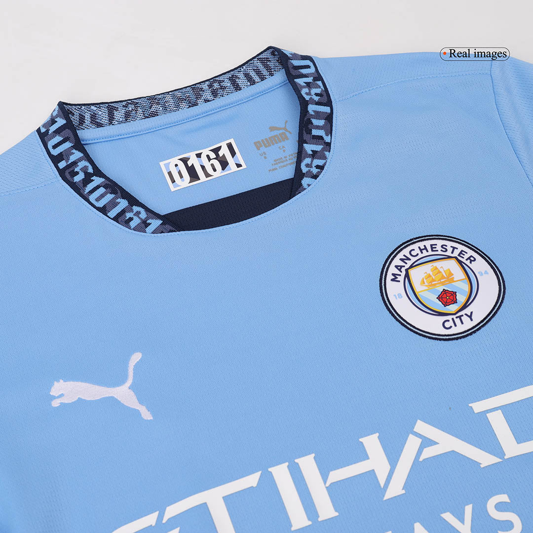 CHAMPIONS #24 Manchester City Home Football Shirt 2024/25