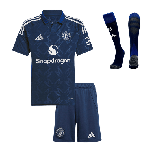 Manchester United Kinder-Fußballset (Trikot + Shorts + Socken) 2024/25