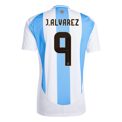 [Super Quality] Men's Argentina J.ALVAREZ #9 Home Soccer Jersey 2024
