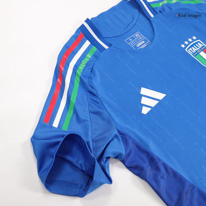 Player Version CHIESA #14 Italy Home  Soccer Jersey Euro 2024 Top Soccer Jerseys Store