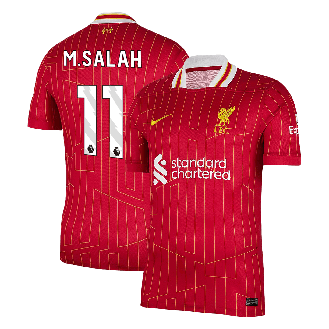 M.SALAH #11 Liverpool Home Football Shirt 2024/25