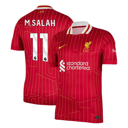 M.SALAH #11 Liverpool Home Football Shirt 2024/25