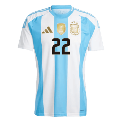 [Super Quality] Men's Argentina L.Martínez #22 Home Soccer Jersey 2024