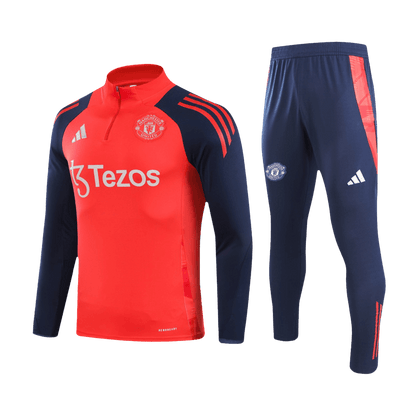 Men's Manchester United Zip-Up Set (Top + Pants) 2024/25