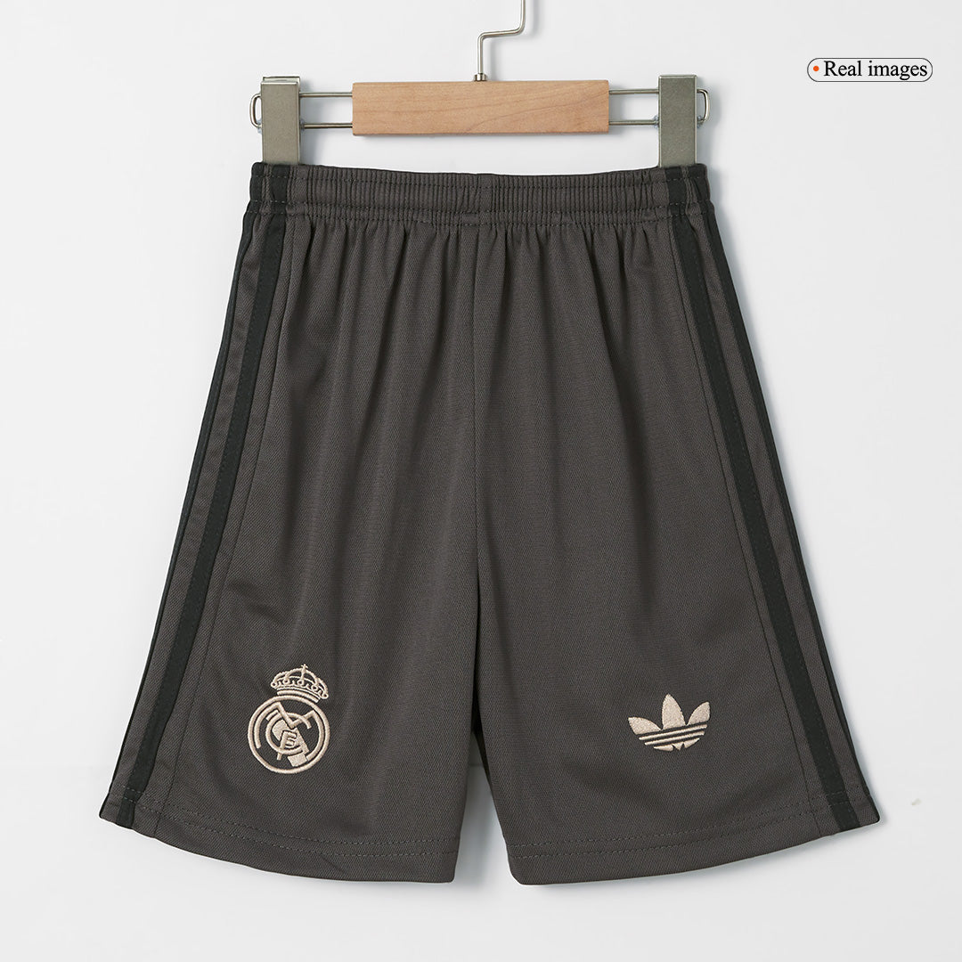 Kid's Real Madrid Third Away Cheap Soccer Jersey Kit(Jersey+Shorts) 2024/25 Go Soccer World Shop