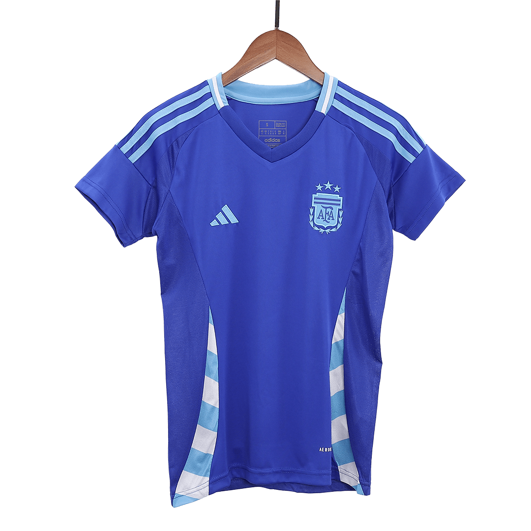 Women's Argentina Away Soccer Jersey 2024 Top Koszulki Pilka Sklep