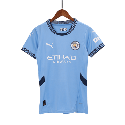 Women's Manchester City Home  Soccer Jersey 2024/25 Top Soccer Jerseys Store