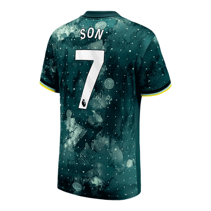 Hochwertiges SON #7 Tottenham Hotspur Third Away 2024/25 Fußballtrikot