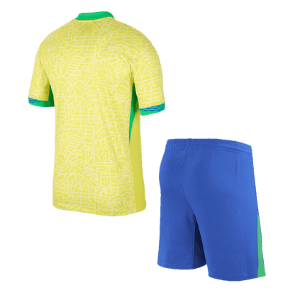 [Super Quailty] Men's Brazil Home Jersey (Jersey+Shorts) Kit Copa América 2024