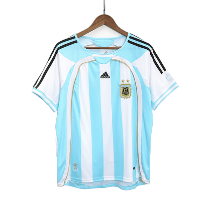 Argentina Home Retro Soccer Jersey 2006 Top Koszulki Pilka Sklep